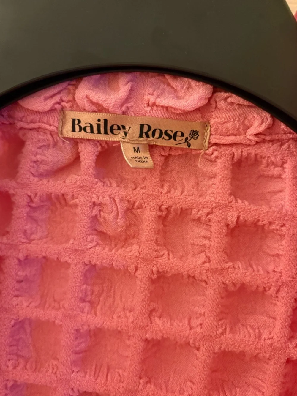 Cozy Pink Textured Teddy Jacket for Women - Picture 2 of 2